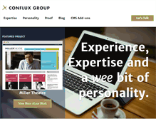 Tablet Screenshot of confluxgroup.com